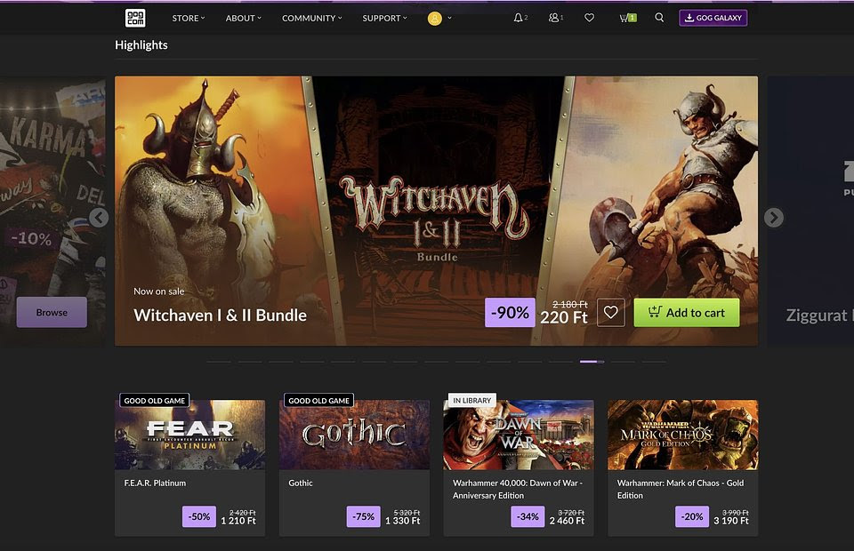 GOG-storefront