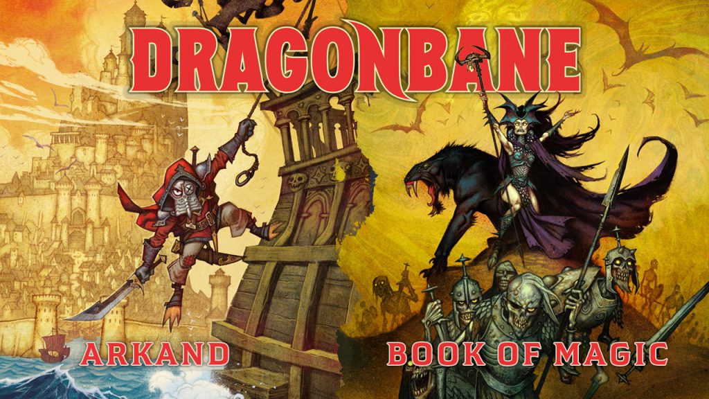 Dragonbane: Arkand – City of Waves and Flames & Book of Magic – asztali szerepjáték betekintő